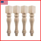 La Vane 29X5X5 Inch Wooden Chunky Farmhouse Table Legs Of 4 Solid New. Price: $376.18.
