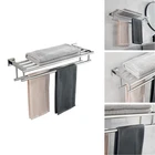 Rtcul Bathroom Towel Rack 24 Inch Tower Holder Double Bar Polished Chrome New. Price: $84.21.