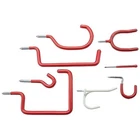 National Hardware V2240 N112-034 Hook Assortment, Steel, Red, Zinc New. Price: $25.61.