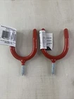 Lot Of National Hardware N271-012 Double Hook, Vinyl Coated, Red New. Price: $6.48.