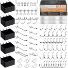 Incly 120PCS Pegboard Accessories Organizer Kit Hooks & Bins For Tools Storage New. Price: $24.47.