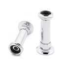 Signature Hardware 6" Wall-mount Coupler Set Of 2 Chrome Open. Price: $38.00.