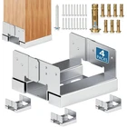 8X8 Galvanized Post Base For Concrete, 4 Pack Deck Anchor 7.5X7... New. Price: $125.04.
