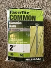 Hillman 461279 Fas-n-tite Galvanized Common Nails 2" 1-LB New. Price: $5.50.