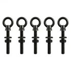 Riayer 5 Pack Black Eye Bolts 1/4" X 2 Inch With Nuts & Washers, Heavy Duty T... New. Price: $17.24.