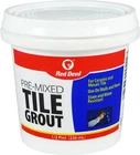 Red Devil 0422 Pre-mixed Tile Grout Professional Quality, 1/2 Pint, White New. Price: $14.64.