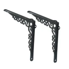 Sungmor Cast Iron Black Shelf Brackets 2PC 7.1" Sturdy Wall Mounted Support New. Price: $23.99.