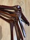Lot Of 6 Wooden Hangers Mixed: 4 Nordstrom, 1 Polo Ralph Lauren, Nobrand Used. Price: $48.00.