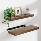 Heimlove Solid Wood Floating Shelves 16 Inch, 8 Deep Display Set... New. Price: $71.99.