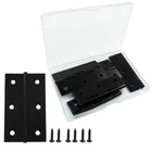 6 Pack 3 Inch Door Cabinet Hinge,folding Butt Hinges Black Furniture Ha... New. Price: $10.72.