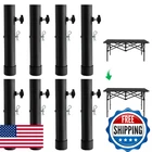 Andorm 8 Pack Folding Leg Extenders Metal Steel Risers For Tables New. Price: $71.77.