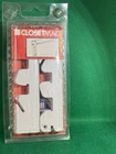 Closetmaid Pack Brackets No. 2265 New Old Stock Open. Price: $5.88.