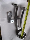 Lavi 2" Satin Solid Stainless Steel Bar Mount Bracket 44-402/2, Missing Screws Open. Price: $34.99.
