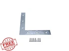 Qcaa 10PK 6X6 Heavy Duty Flat Corner Brackets Zinc Plated New. Price: $44.99.