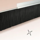 12 Sets 4" Door Brush Sweep Seal Kit For Easy Garage Installation New. Price: $264.99.