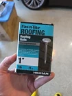 Hillman 461455 Fas-n-tite Electrogalvanized Roofing Nails 1" 1LB 11 Open. Price: $9.99.