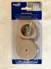 National Hardware N269-068 Closet Rod Pole Socket Set, 1-3/8 Unfinished Wood New. Price: $7.25.