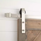 Signature Hardware Hal 60 In. Bent Strap Barn Door Kit Brushed Nickel Open. Price: $99.99.