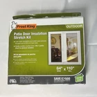 Frost King V96H Outdoor Stretch Window Kit, 84IN X 110IN, Clear New. Price: $12.99.