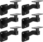 6 Adjustable Handrail Brackets For Indoor Stairs, Black Pack, New. Price: $70.76.
