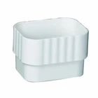 Amerimax Traditional Vinyl 2.375-IN White Downspout Connector M0623 New. Price: $11.00.