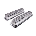 Finned Aluminum Center Bolt Valve Cover For 1987-2000 Chevy Small Block Polished New. Price: $85.80.