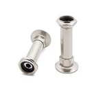 Signature Hardware 4" Wall-mount Coupler Set Of 2 Polished Nickel New. Price: $24.50.