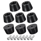 Uxcell 0.55"W 0.35"H Round Rubber Bumper Feet W/screws Washer 8PCS Black New. Price: $21.07.