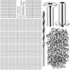 Blulu 200 Pack 1/8" Cable Railing Hardware Kit And T316 Stainless Steel Prote... New. Price: $106.30.