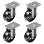 4 Pack Large Steel Swivel Caster Wheel Heavy Duty (3.5" No Brake) New. Price: $42.27.