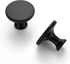 Ravinte 25 Pack Matte Black Kitchen Cabinet Knobs 1-1/4 Inch Round Drawer Pulls New. Price: $27.99.