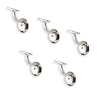 5 Pcs 3" Polished Nickel Stair Brackets Heavy Duty Support New. Price: $26.81.