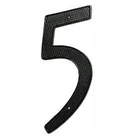 Deltana RNZ4-5 Black 4" Zinc Die-cast Residential Number New. Price: $12.58.