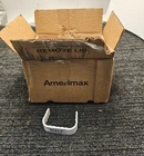 (qty 40) Amerimax M0634-30HP 2" 3" K-style White Vinyl Downspout Clip Open. Price: $44.99.