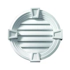 Round White Polyurethane Gable Louver Vent Weather Resistant, 19.125" New. Price: $217.81.