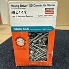 Simpson Strong-tie SD9112R500 Strong-drive Connector Screw X 1-1/2 In. New. Price: $89.95.