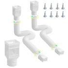 Vevor Rain Gutter Downspout Extensions 2-PACK Flexible Extender White New. Price: $25.99.