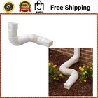 Expandable 25-55 Drain Downspout Extension Pipe Flexible New. Price: $12.99.