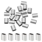Uxcell Wire Rope Stop Sleeve, 304 Stainless 1/8"(2.5MM), Silver New. Price: $13.27.
