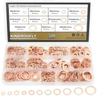 320 Pieces Copper Metric Flat Washers, Sealing Kindroufly 11 Sizes New. Price: $29.53.