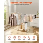 Clothes Drying Rack 2TIER Foldable Laundry Dryer With Sock Clips 21 New. Price: $43.99.