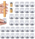32 Pcs Chair Leg Protectors For Hardwood Floors Oasmu Silicone Felt Furniture New. Price: $29.90.