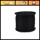 1/8" Black Polyester Utility Rope - 500FT Solid Braid Dacron, Low Stretch, Uv New. Price: $76.99.