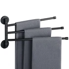 Alise Swivel Towel Rack,folding 3 Arms Hand Bars Hanger For Bathr... New. Price: $45.16.
