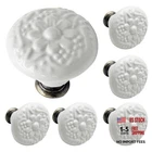 Biaungdo Pcs Ceramic Kitchen Cabinet Knobs And Pulls, Retro Vintage 6 White New. Price: $13.45.