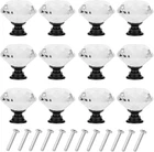 Yourgift 12 Pack Drawer Knobs Diamond Shaped Crystal Glass 30MM Cabinet Pu New. Price: $19.76.