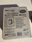 2PK Mid America Vinyl Electrical Mounting Block 123 White Mountmaster New. Price: $38.00.