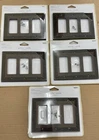 Allen & Roth New Wall Plate Oil Rubbed Bronze Finish -3 Gang Coverlyn -box OF5. Price: $40.00.