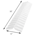 Suntuf Roof Ridge Cap 4 Ft Flashing Angle Clear Polycarbonate Panel 0.032" Thick New. Price: $23.85.