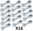 Set Of 16 Slotted Locking Mobile Home Anchor Bolts With Nut For Strap New. Price: $35.00.
